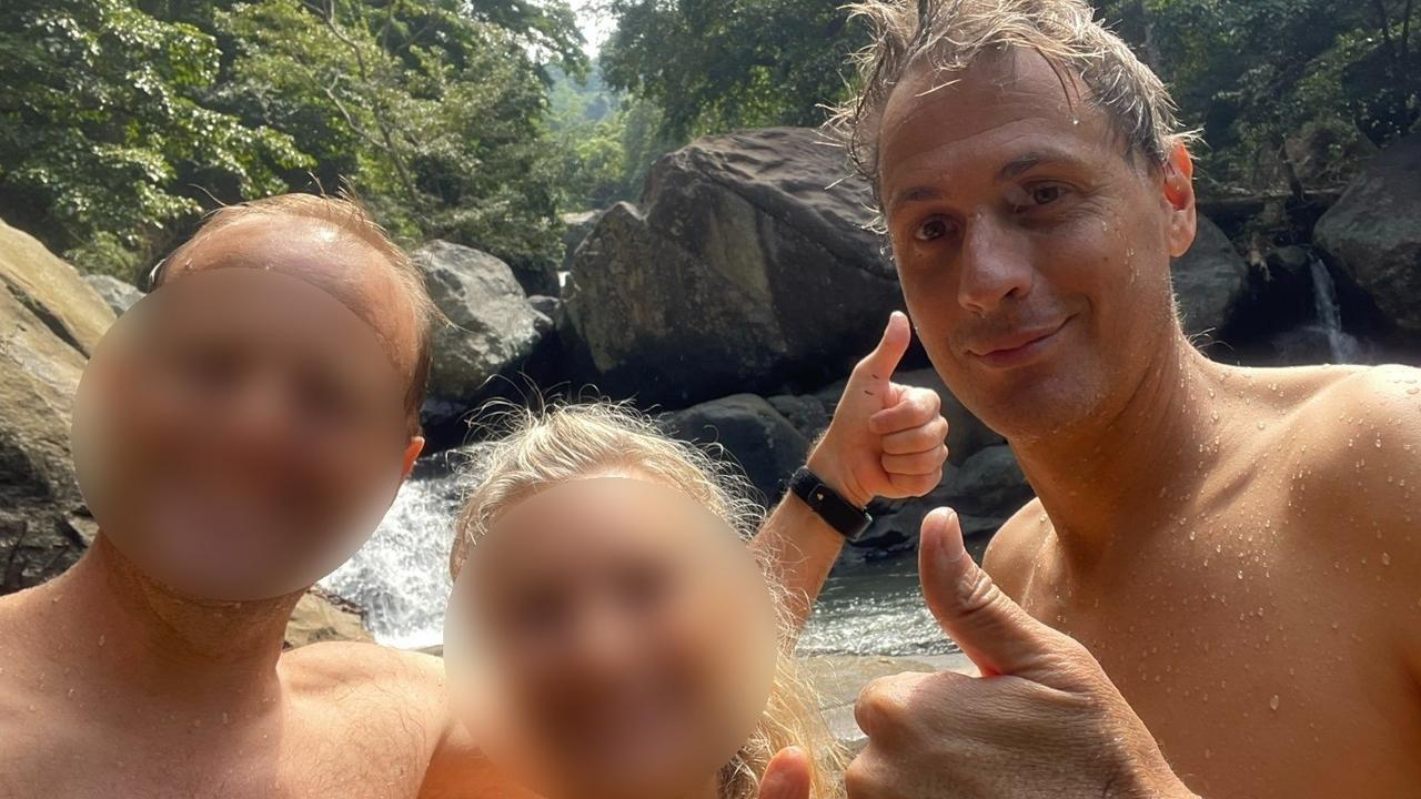 Brett Sorenson showing investors around the island of Sumbawa.