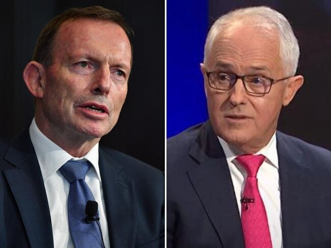 Turnbull vs Abbott: Ex-PMs in sub stoush