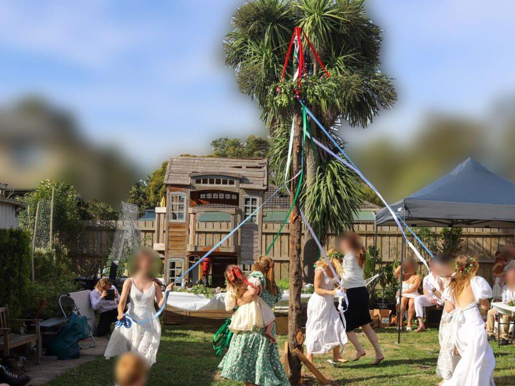 Photos of a pre-Christmas event at a Victorian property were shared on X