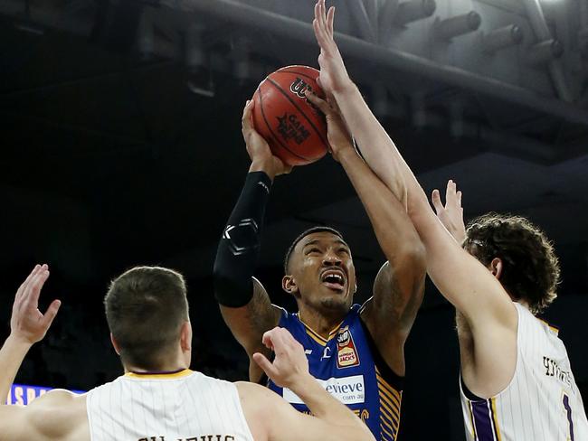 The Brisbane Bullets found it difficult to release American import Orlando Johnson. Picture: Darrian Traynor/Getty Images.