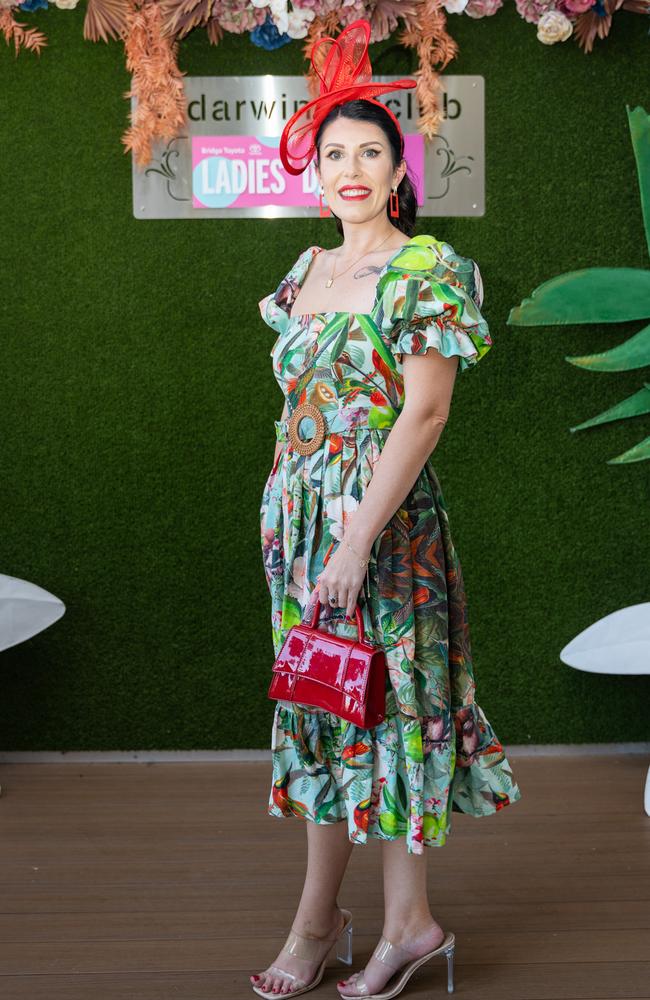 Rachel Baldock at the 2023 Darwin Cup Carnival Ladies Day. Picture: Pema Tamang Pakhrin