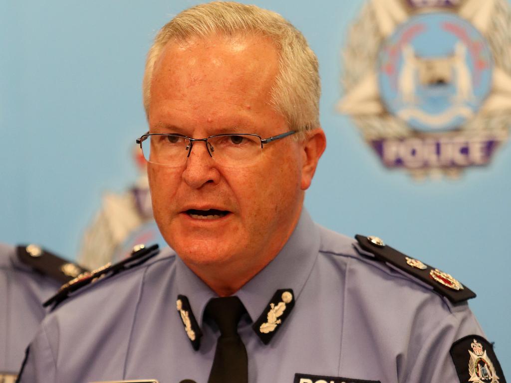 West Australian Police Commissioner Chris Dawson has refused to apologise. Picture: Colin Murty / The Australian