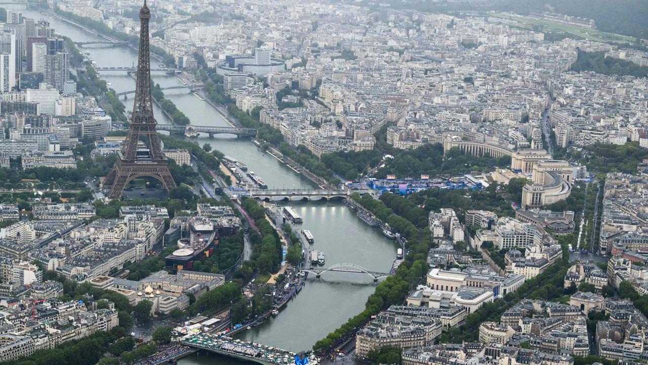 The arrest took place in Paris’ 9th arrondissement. Picture: Lionel Bonaventure / POOL / AFP