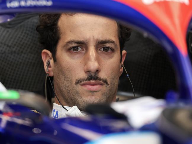 Daniel Ricciardo prepares for practice and qualifying in Miami. Picture: Qian Jun/MB Media/Getty Images