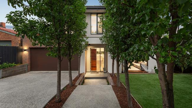 A four-bedroom house at 16 Immarna Rd, Camberwell, is on the market with a $2.3m-2.4m price tag. The suburb has a $2,540,335 median house price.