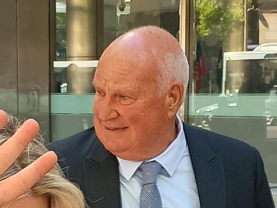 Francis Xavier "Frank" Crameri, 66, leaves the Melbourne County Court on the first day of his sexual assault trial. He has pleaded not guilty.