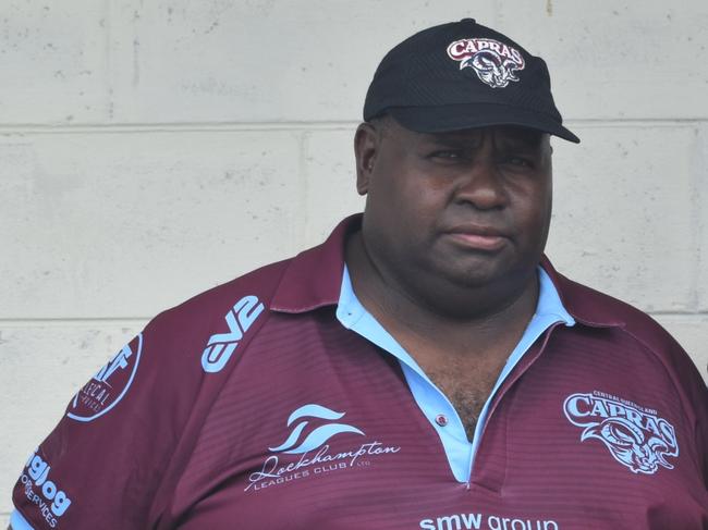 Capras under-19 girls coach Cedric Auda.