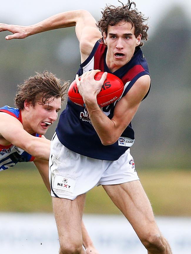 Max King in action for Sandringham Dragons in the TAC Cup prior to his ACL injury. Picture: Getty