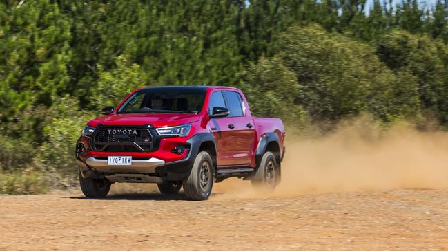 Toyota has beefed up the HiLux’s looks and off-road ability. Photo: Mark Bean