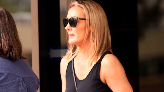 Ben Cousins’ sister leaves court after the verdict. Picture: NCA NewsWire/Sharon Smith