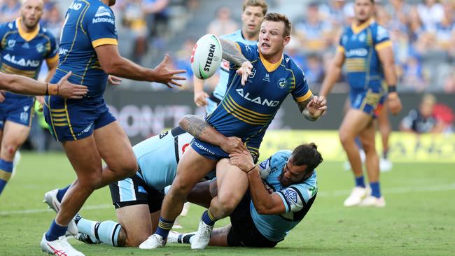 J'maine Hopgood has been brilliant for the Eels. Picture: Getty