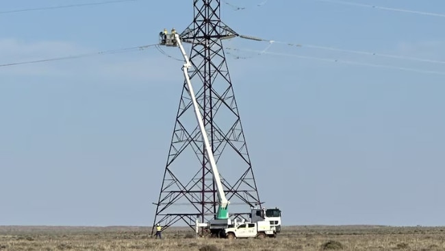 The power outages affected a huge expanse of western NSW. Picture: Transgrid