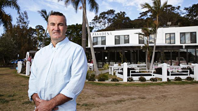 Pasadena owner Paul Peterkin at its Church Point location. Picture: Adam Yip / Manly Daily