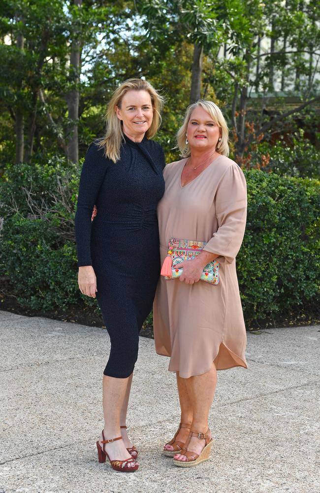 Nicole Roberts of Morganâ&#128;&#153;s and Kirsten Austin of Youngcare at the Youngcare Women's Lunch at River Plaza, State Library of QLD, South Brisbane. Friday June 4, 2021 Picture, John Gass