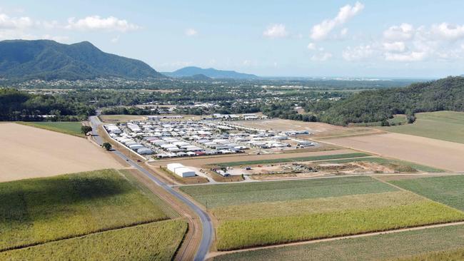 Vacant land at Mt Peter in the Cairns southern growth corridor, where the 1,500 home Pinecrest Estate is to be built. The existing Mt Peter Estate can be seen in the background. Picture: Brendan Radke