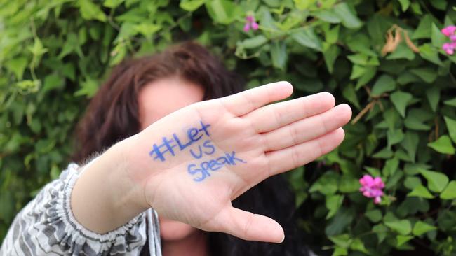 #LetUsSpeak aims to change the law in Victoria to give survivors a voice. Picture: Supplied.