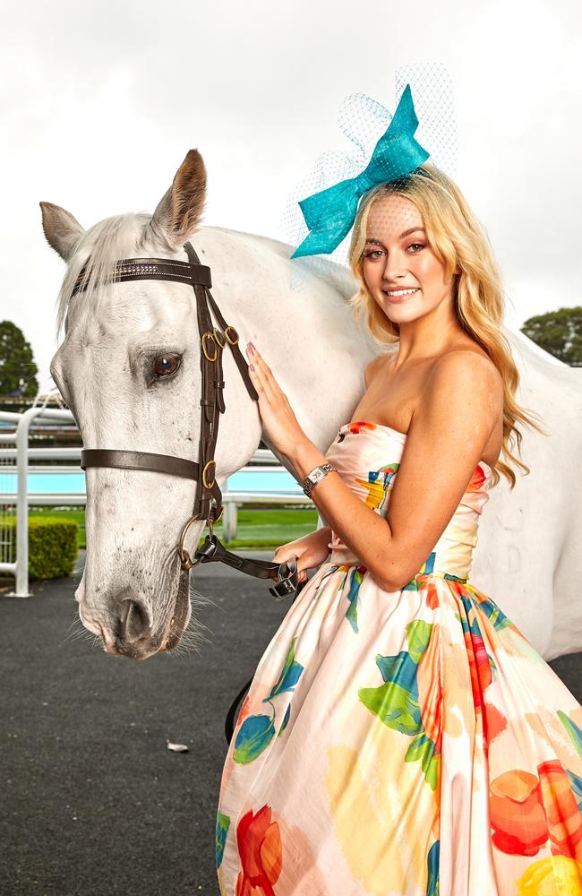 Model Simone Holtznagel will attend at Royal Randwick to promote the 2022 Everest Race. Picture: Mick Bruzzese