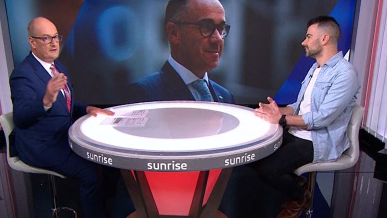 David Koch probed the church leader on the Christian church's views. Picture: Sunrise