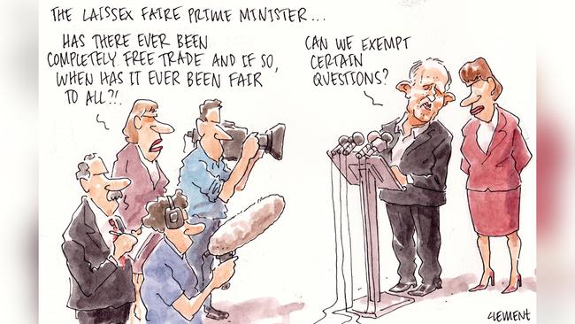 Rod Clement Letters Page Cartoon for 13-03-2018Version: Letters Cartoon  (1280x720 - Aspect ratio preserved, Canvas added)COPYRIGHT: The Australian's artists each have different copyright agreements in place regarding re-use of their work in other publications.Please seek advice from the artists themselves or the Managing Editor of The Australian regarding re-use.