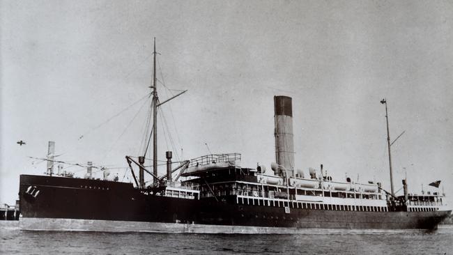 SS Yongala went missing off the Queensland coast.