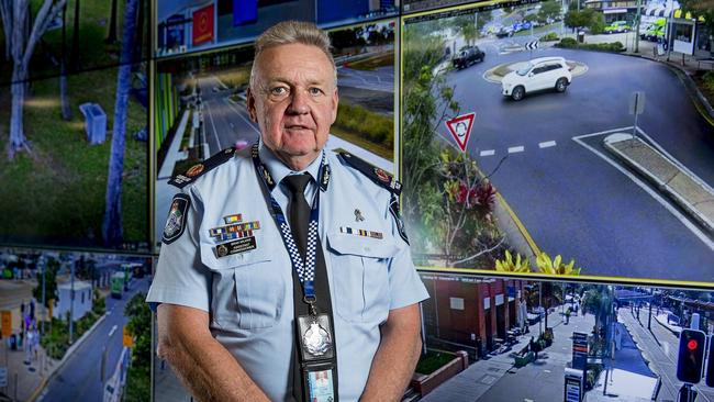 Assistant Commissioner Brian Wilkins said the expansion of tech is helping police. Picture: Jerad Williams