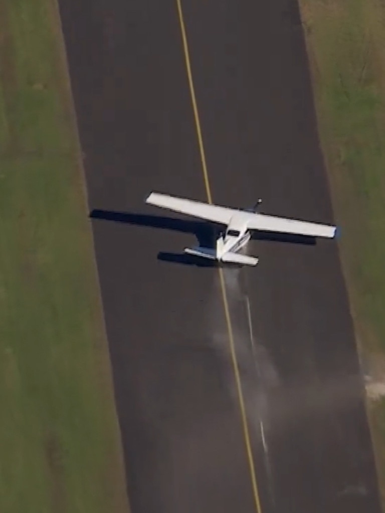 Bankstown Airport: Pilot uninjured after crash landing | Sky News Australia