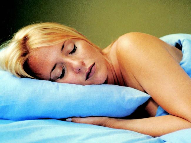 20/10/2000 LIBRARY: Generic image of model asleep on a Biomagnetic (Bio Magnetic) therapy pillow, helps promote peaceful sleep.