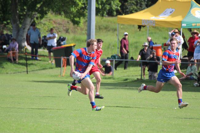 Ballymore Cup rugby action at the Albany Creek Brumbies Junior Rugby Union Club on Friday, April 12, 2024.