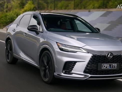 Lexus RX500h hybrid performance SUV driven