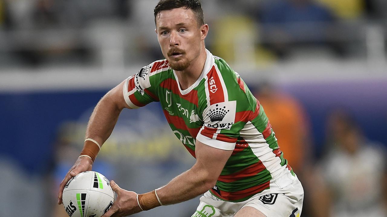 Rabbitohs coach Wayne Bennett says Damien Cook will bounce back from a poor Round 1 game. Picture: Ian Hitchcock/Getty Images