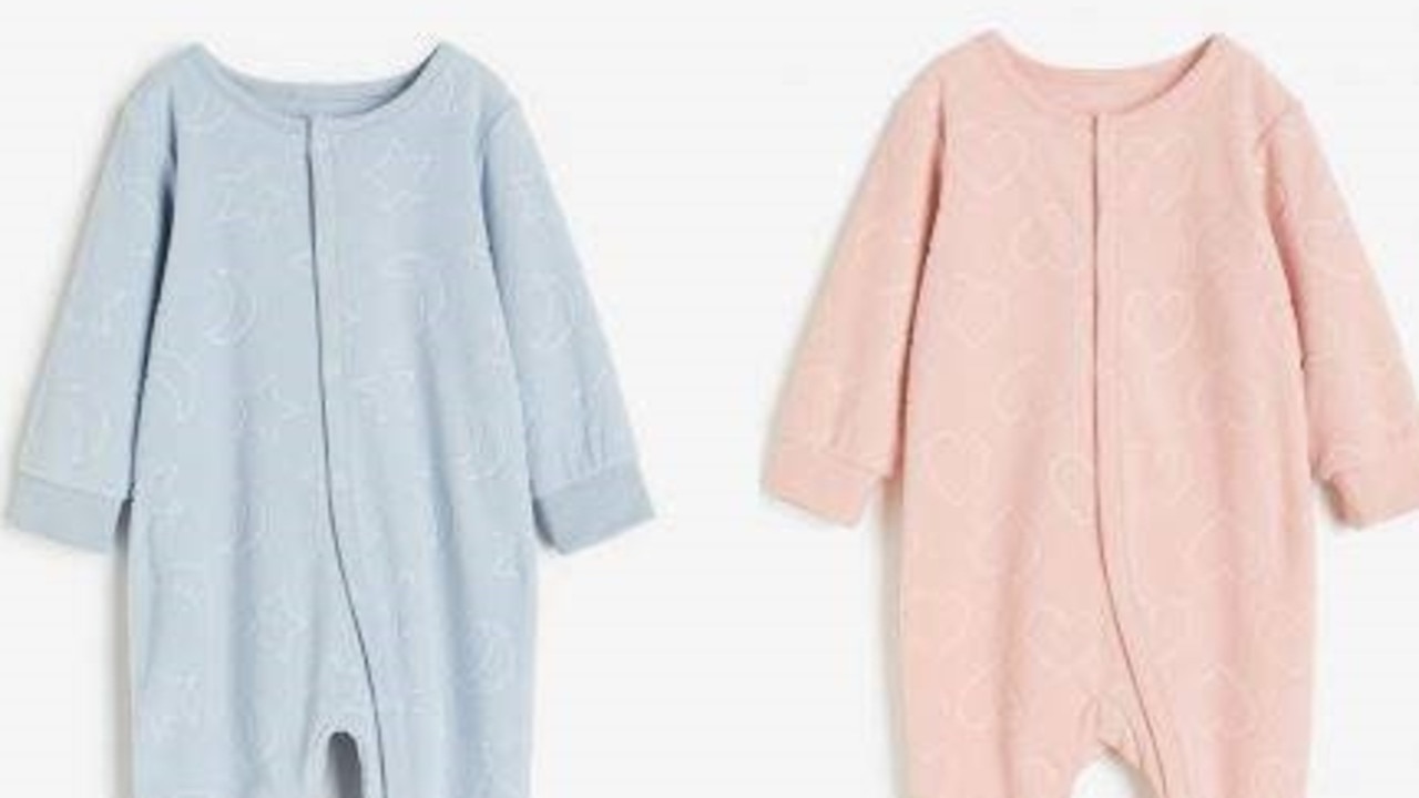 The H&amp;M children’s pyjamas have been recalled. Picture: Supplied