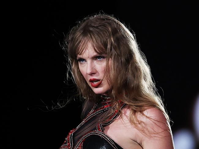 SYDNEY, AUSTRALIA - FEBRUARY 23: EDITORIAL USE ONLY. NO BOOK COVERS Taylor Swift performs at Accor Stadium on February 23, 2024 in Sydney, Australia. (Photo by Don Arnold/TAS24/Getty Images for TAS Rights Management)