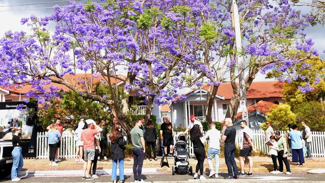 The IMF says Australia’s migration surges have contributed to rising house prices. Picture: Jeremy Piper