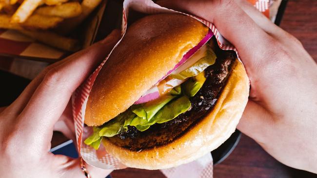 Burgers at Benny's Burgers, which has big expansion plans for Queensland.