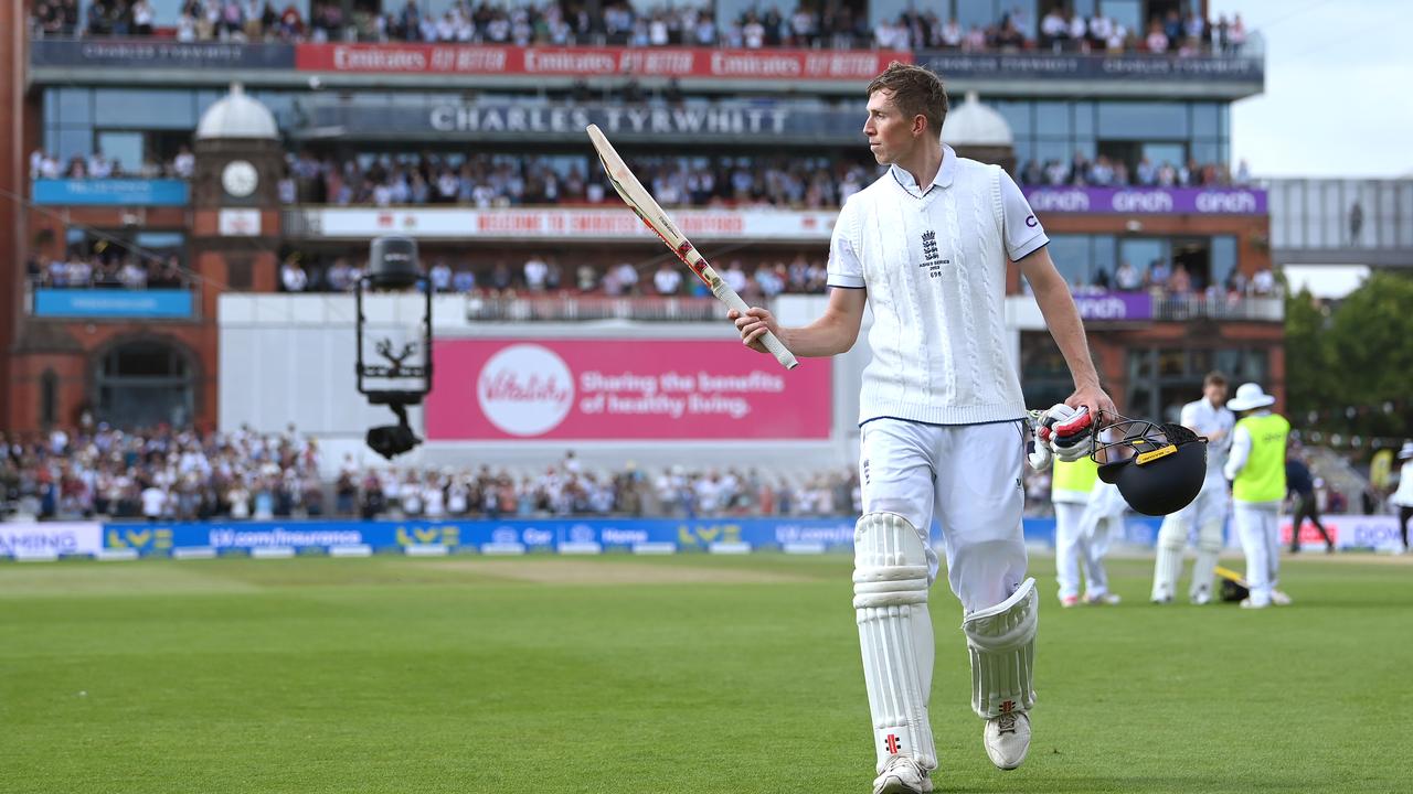 England centurion Zak Crawley. Photo by Stu Forster/Getty Images