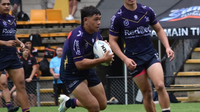 Phoenix Woods, pictured here playing in the NSWRL 2024 Junior Reps, was one of Hallam’s best in round 1. Picture: Sean Teuma