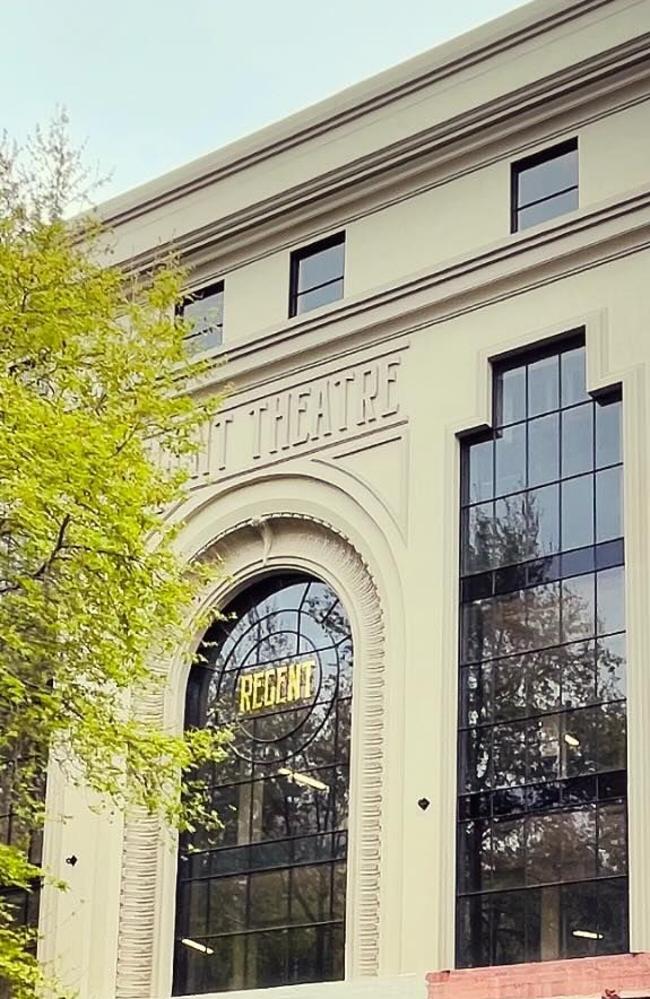 The revamped facade to The Regent Theatre.