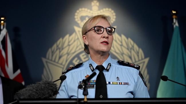 Police Commissioner Katarina Carroll wrote to her staff addressing the damning CCC report. Picture: NCA NewsWire / Dan Peled