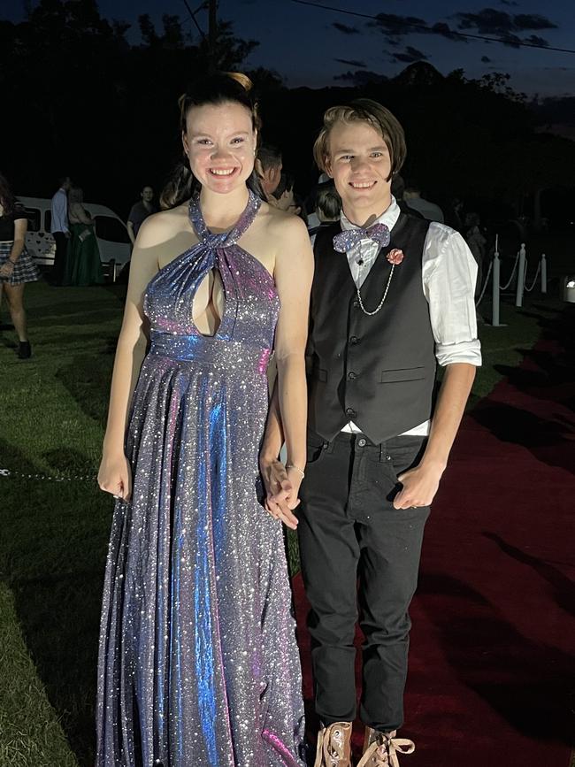 Aldridge State High School students at their formal.