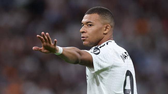 Kylian Mbappe of Real Madrid. Photo by Gonzalo Arroyo Moreno/Getty Images.