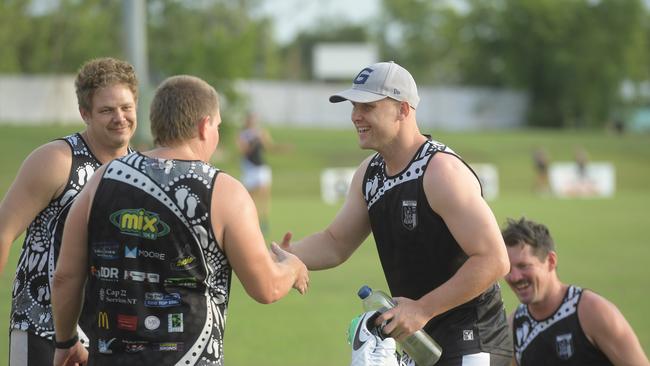 Gary Ablett Jr at his first training with Palmerston Magpies ahead of his first game in the NTFL. Picture: (A)manda Parkinson