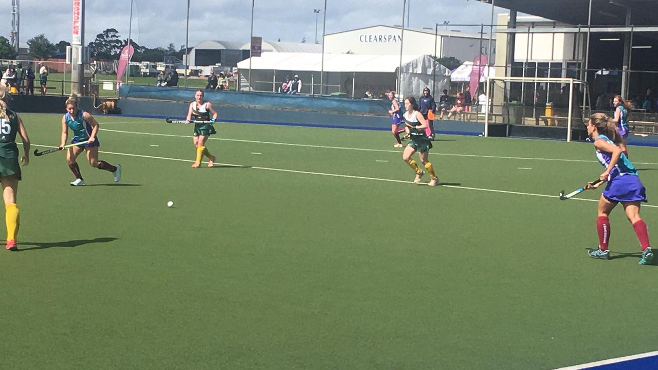 Action from the Tweed v Ipswich women's match.