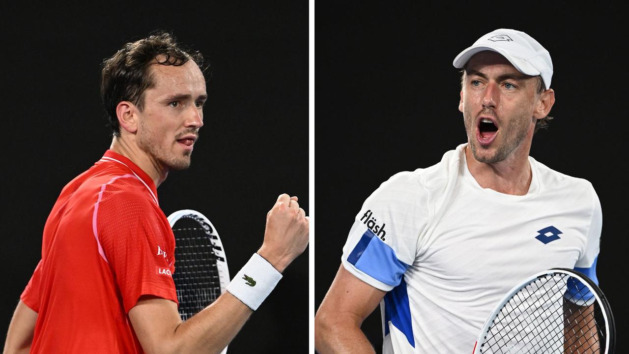 Australian Open 2023 Daniil Medvedev defeats John Millman in bloodbath