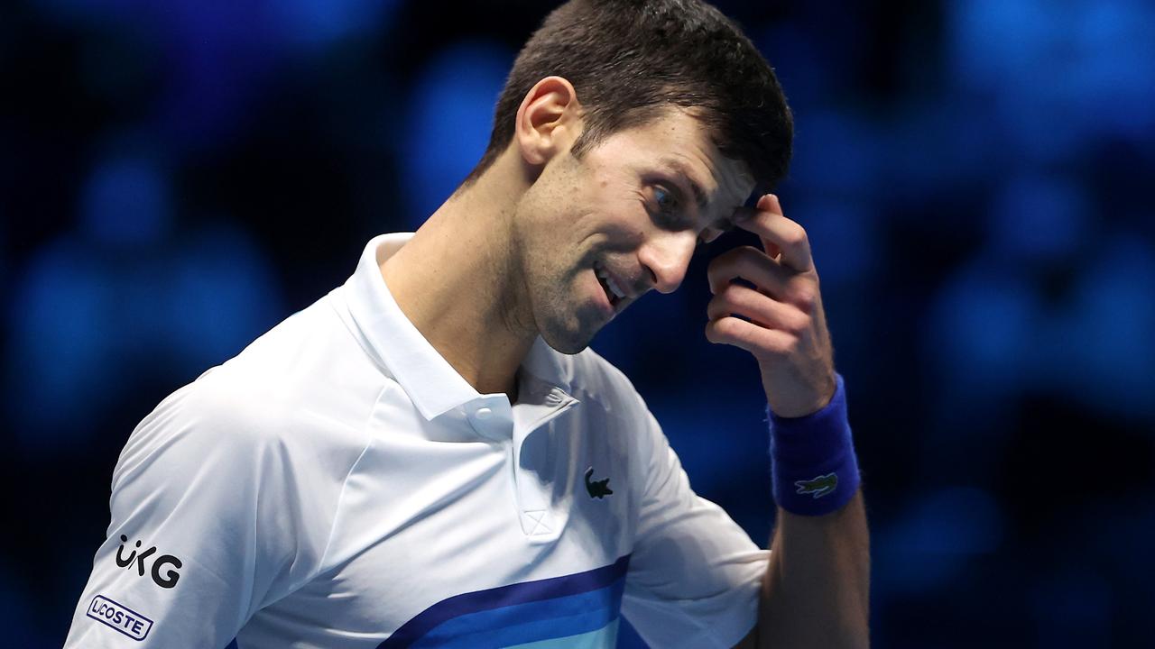 Novak Djokovic is fighting to avoid deportation ahead of the Australian Open. Picture: Getty Images