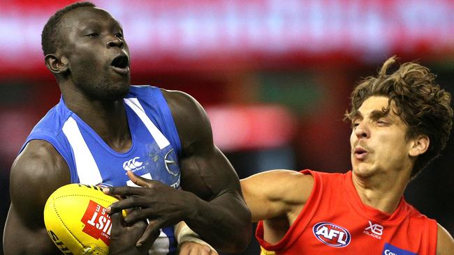 Majak Daw is putting together a strong season as a defender. Picture: AAP Images