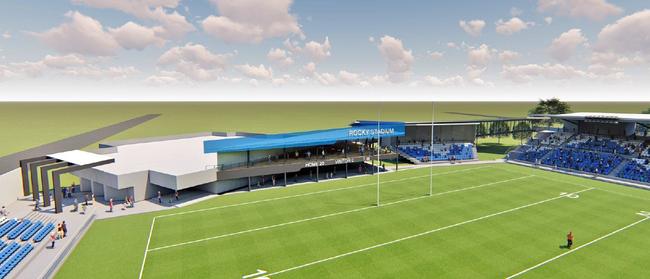 CONCEPT IMAGES: Artist's impression of the proposed Rocky Stadium.