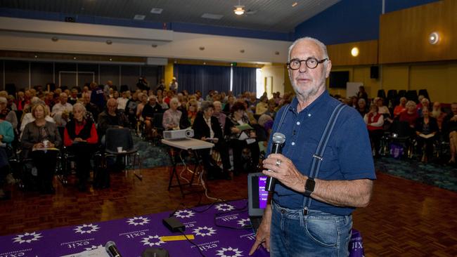 Dr Nitchske at the workshop. Picture: Jerad Williams