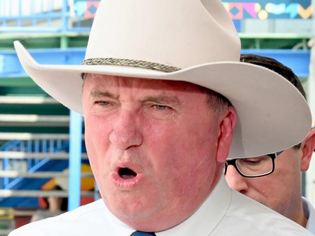 Barnaby fires up over anti-trans candidate