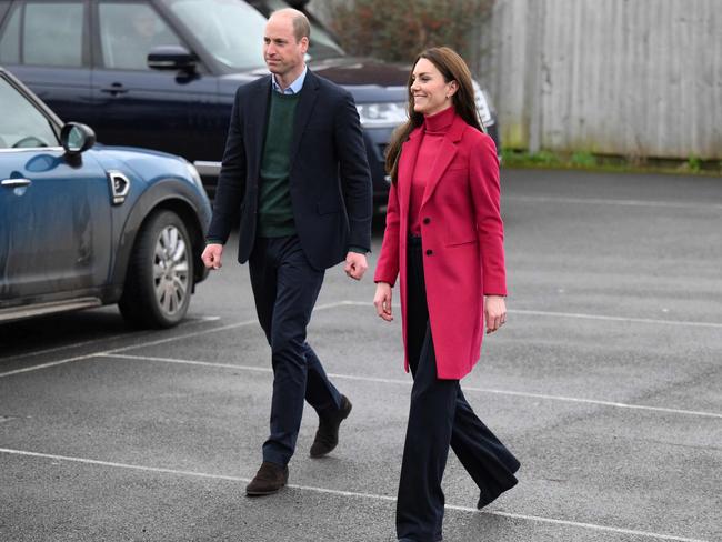 The royal couple were out and about in Windsor, near to where they now live. Picture: AFP