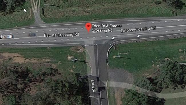 The intersection at Eden Drive and Eatons Crossing Rd will get a million dollar makeover. Photo: Google Maps